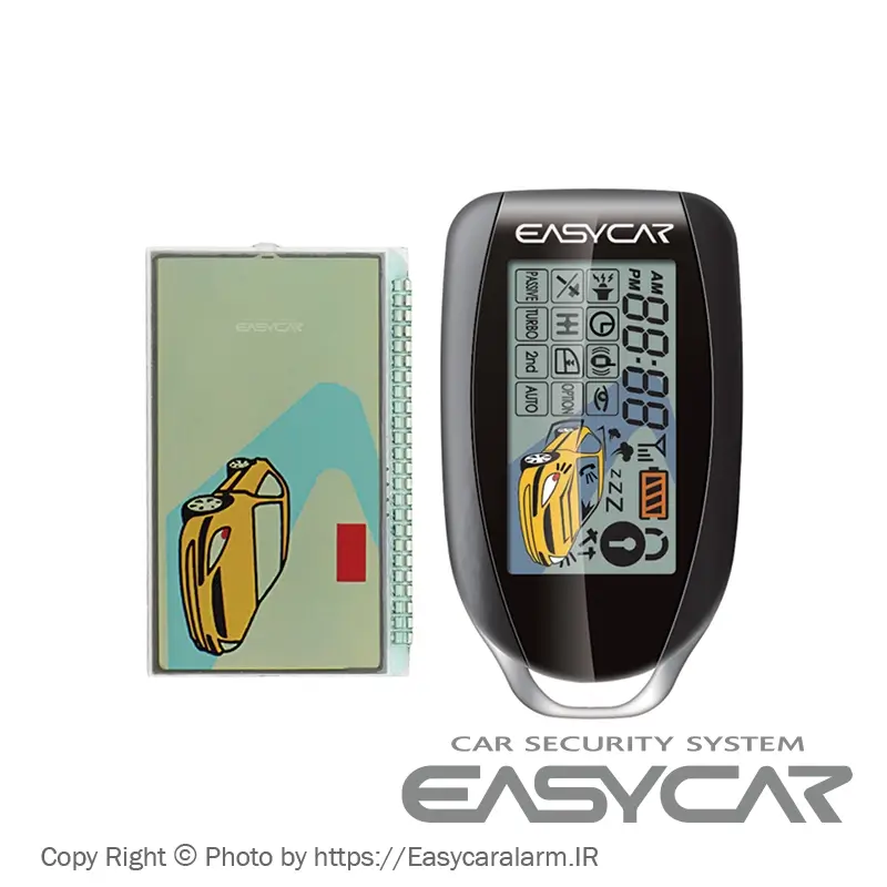 صفحه نمایش ریموت ایزیکار E6