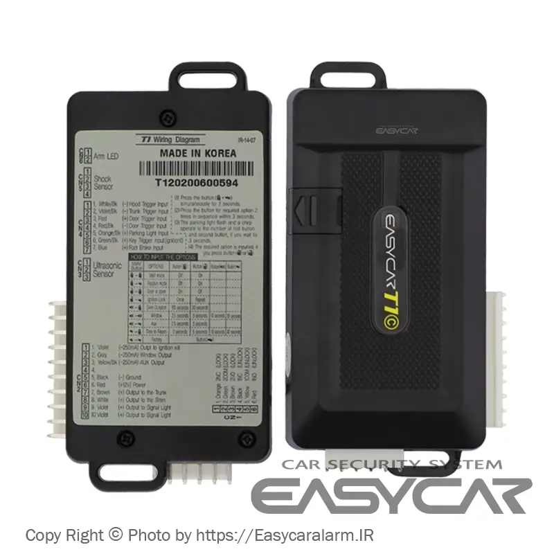 کیت مرکزی دزدگیر ایزیکار T1